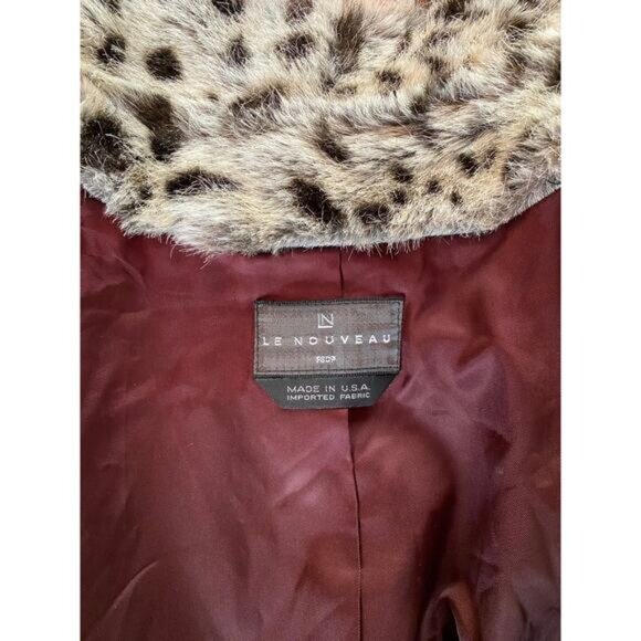 Faux Fur Coat Spotted Vintage - Picture 5 of 7